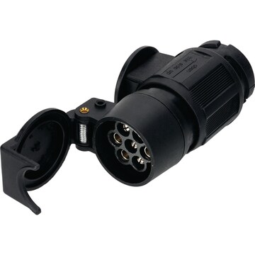 Adapter kurz 13/7-polig 12V, Kunststoff, 7 St.